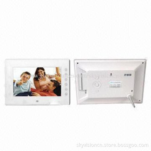 7-inch Digital Photo Frame with Touch Button, Supports 1,080P, Easy to fix on All Display Shelf